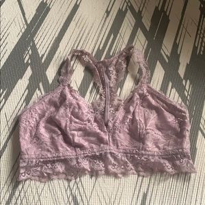 Auden by target lilac lace racer back bra bralette